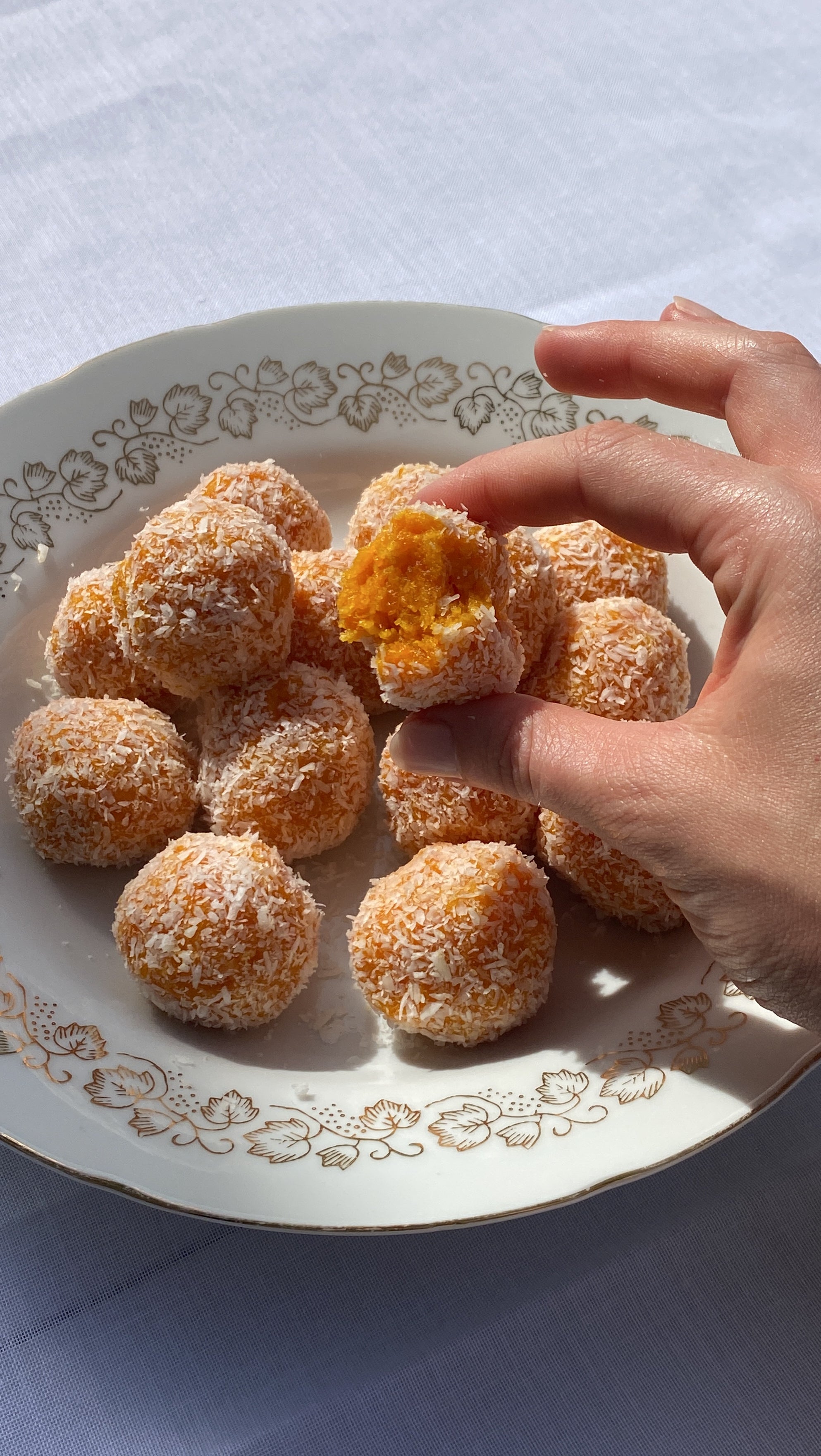 apricot coconut bites