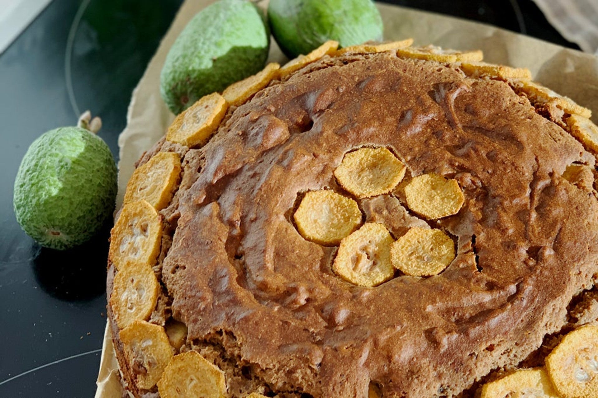 Autumn Feijoa Cake Recipe