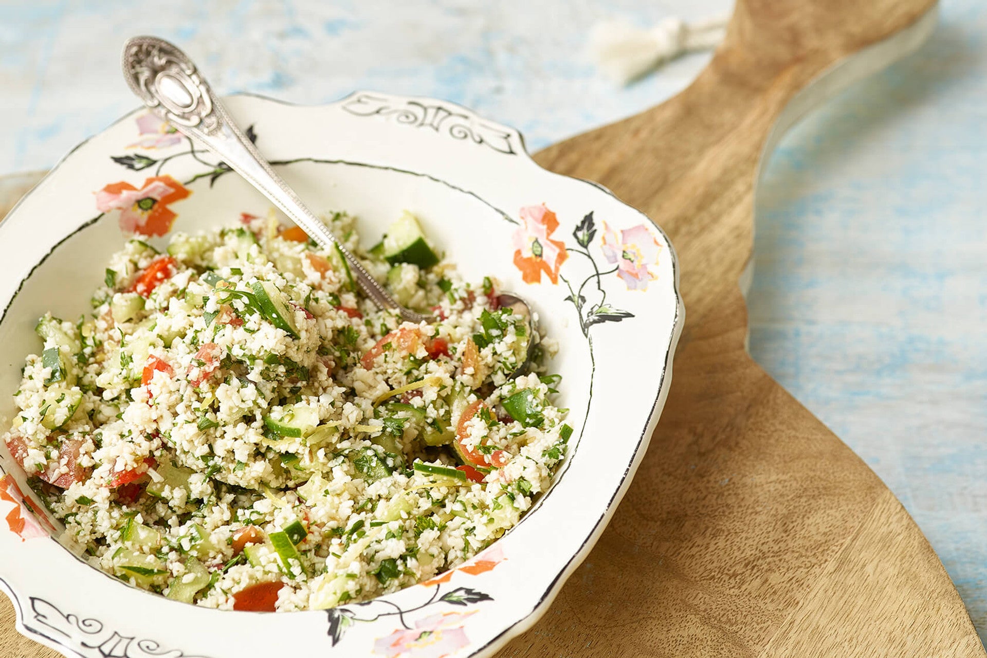 Detoxifying Cauliflower Tabbouleh Recipe