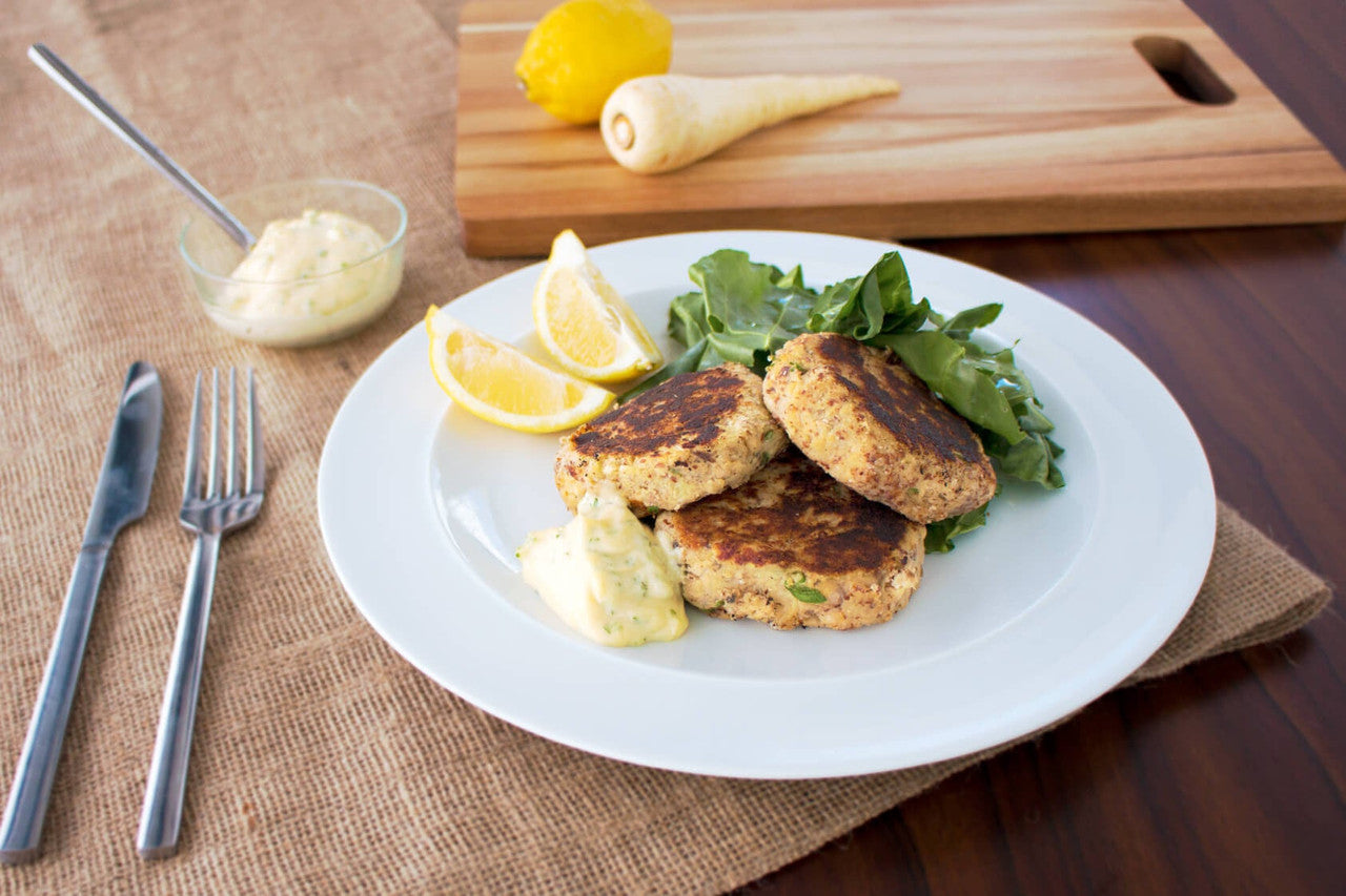 Seasonal Autumn Salmon Parsnip Cakes Recipe